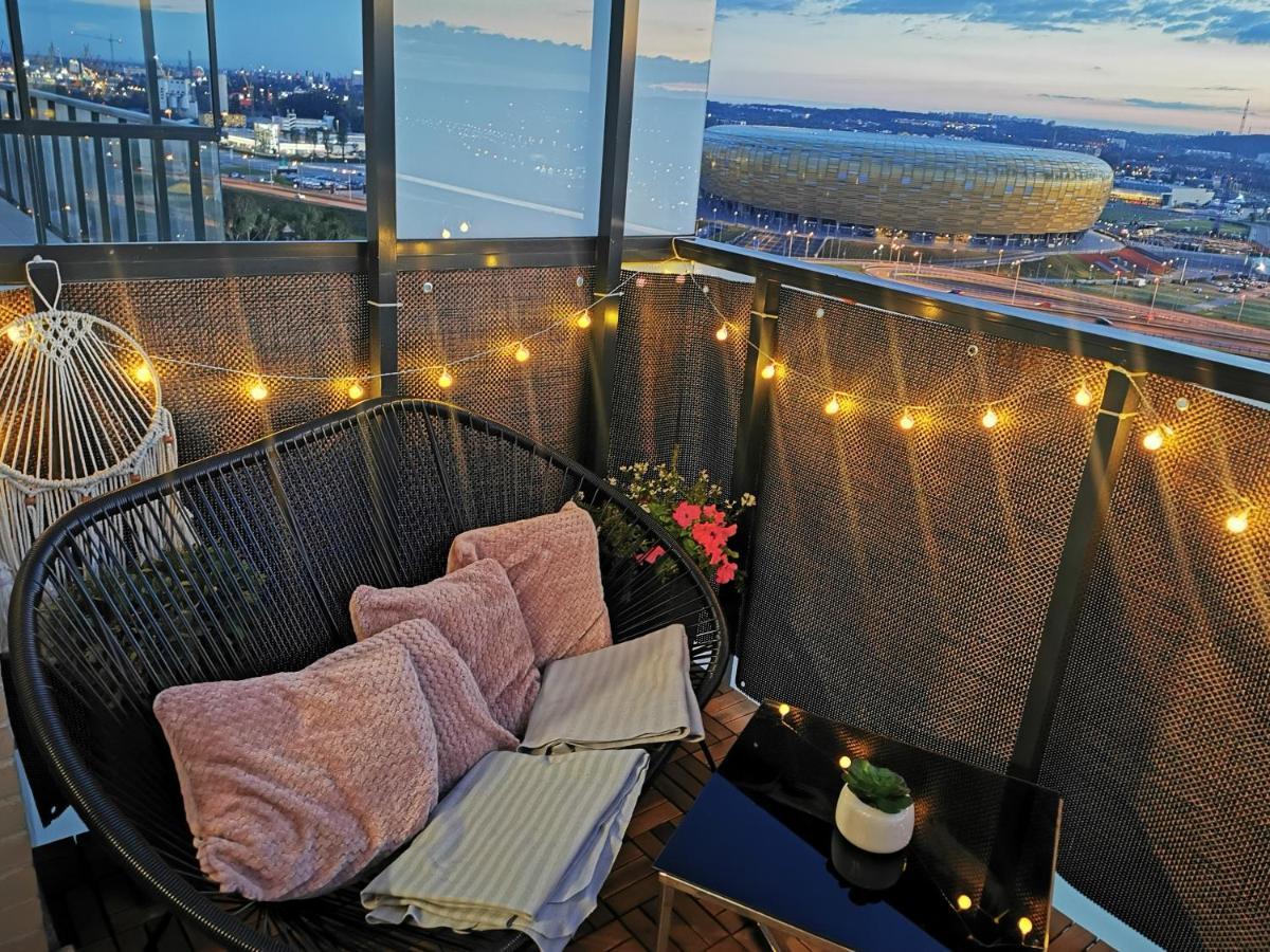 Apartament Przy Bursztynowym Stadionie Gdańsk Eksteriør bilde